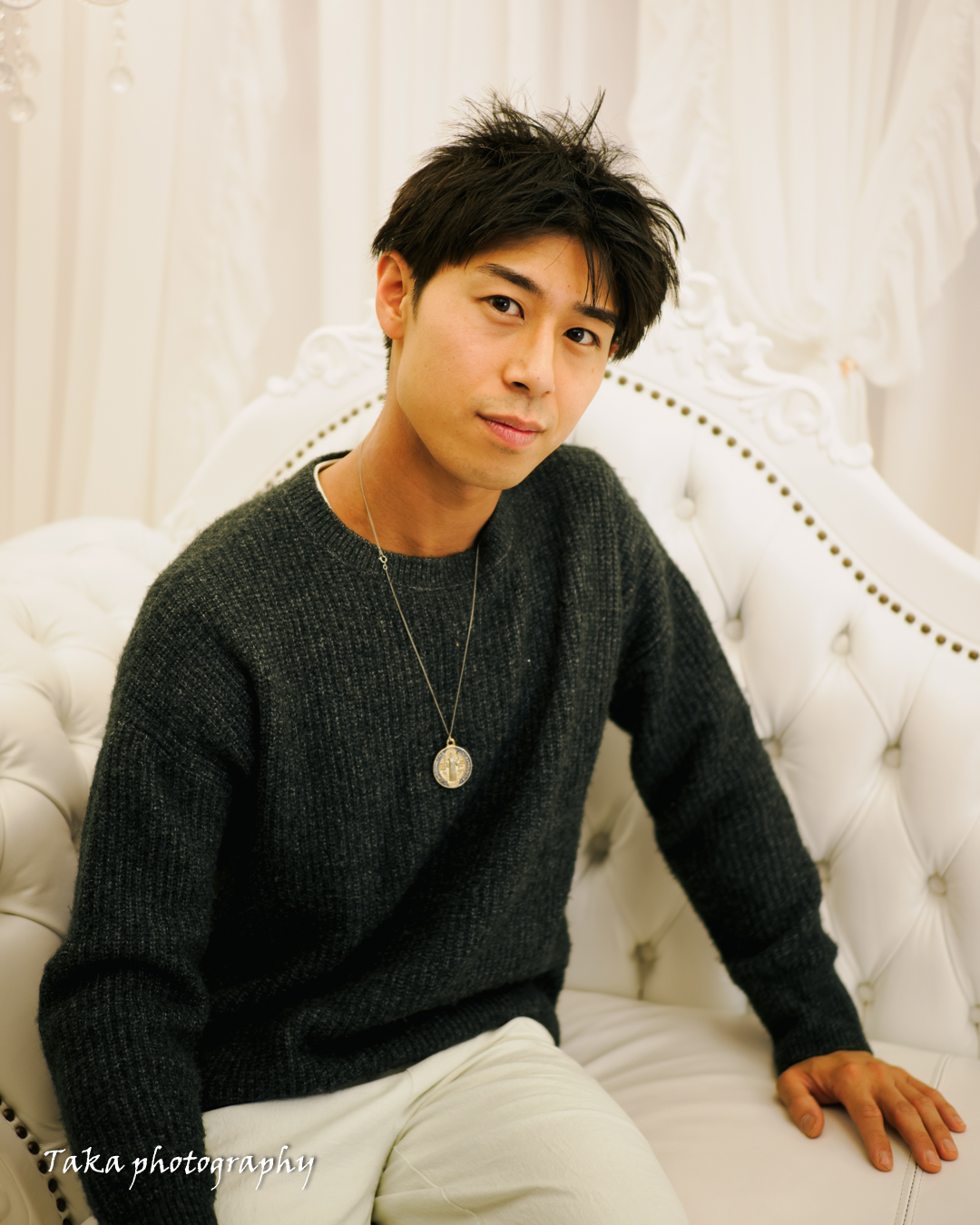 東京都で活動するモデル、サロンモデル、俳優 姫伊　輝(ヒメイ　ライト)のポートレート写真