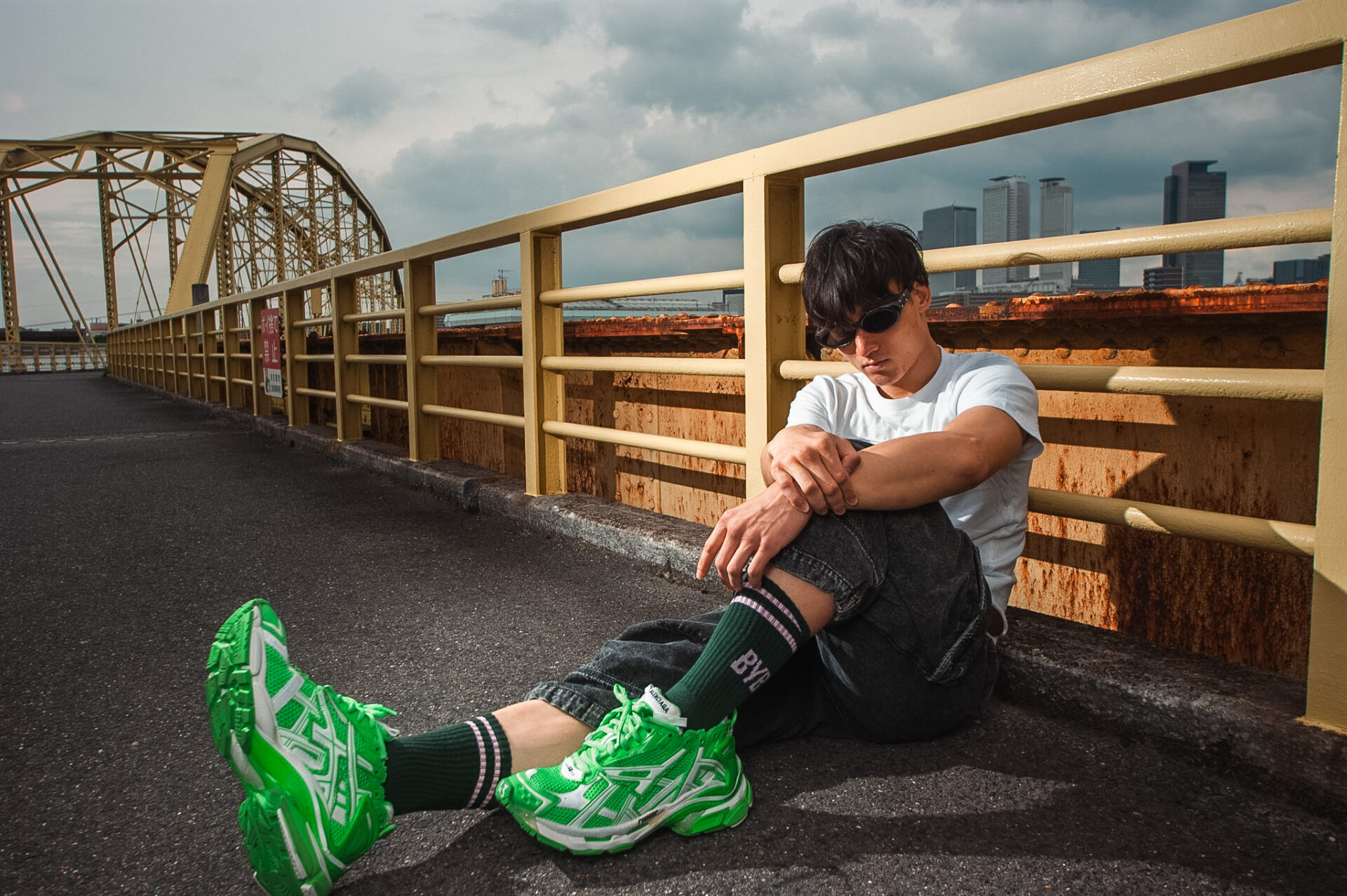 愛知県名古屋市で活動するファッションモデル、プロキックボクサー 荒尾彰のポートレート写真（3枚目）