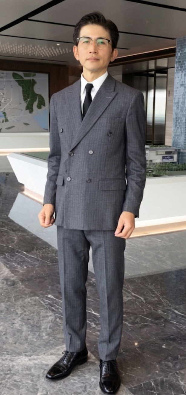 東京都練馬区で活動する俳優 山本 修司のポートレート写真（4枚目）
