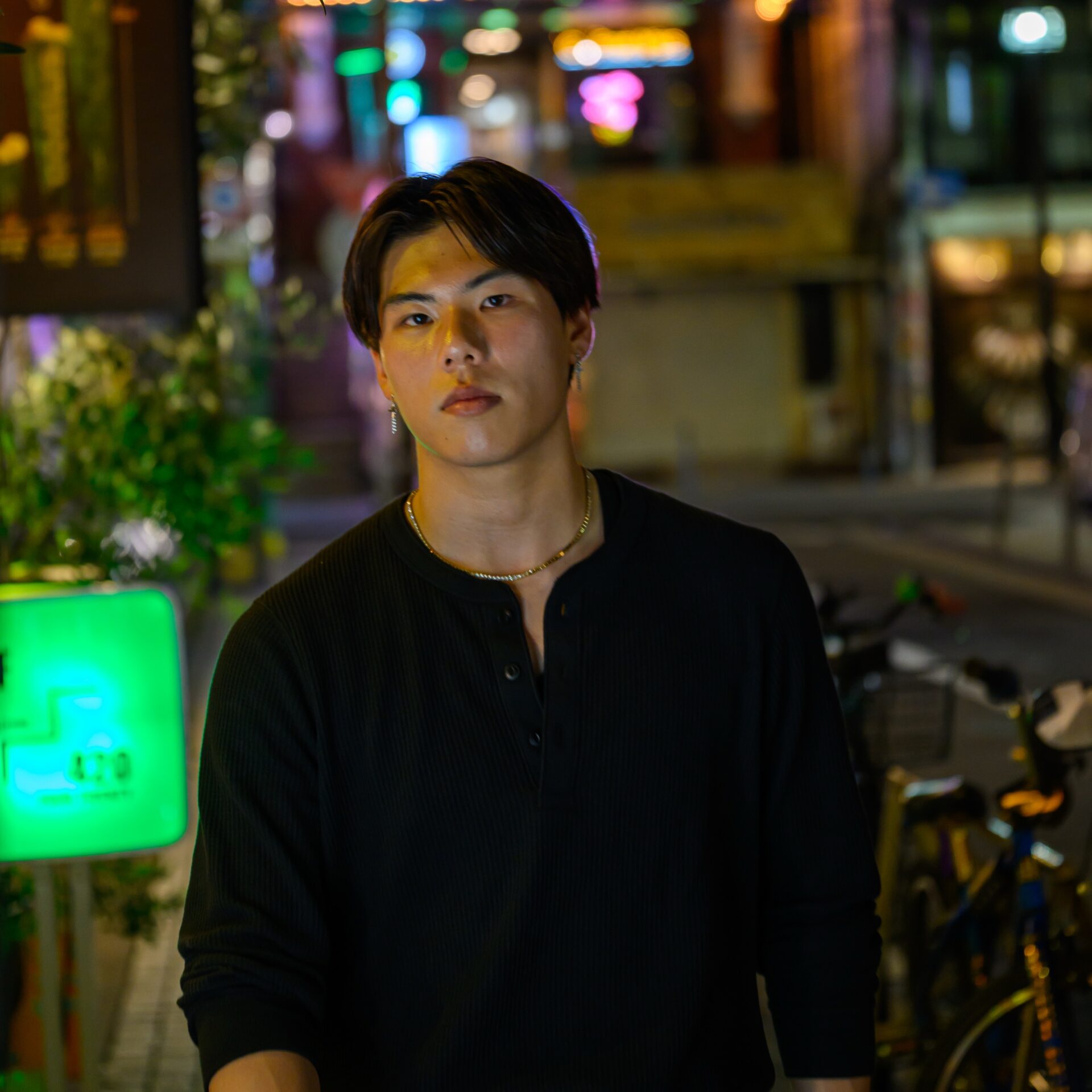 大阪府で活動するモデル りょうのポートレート写真