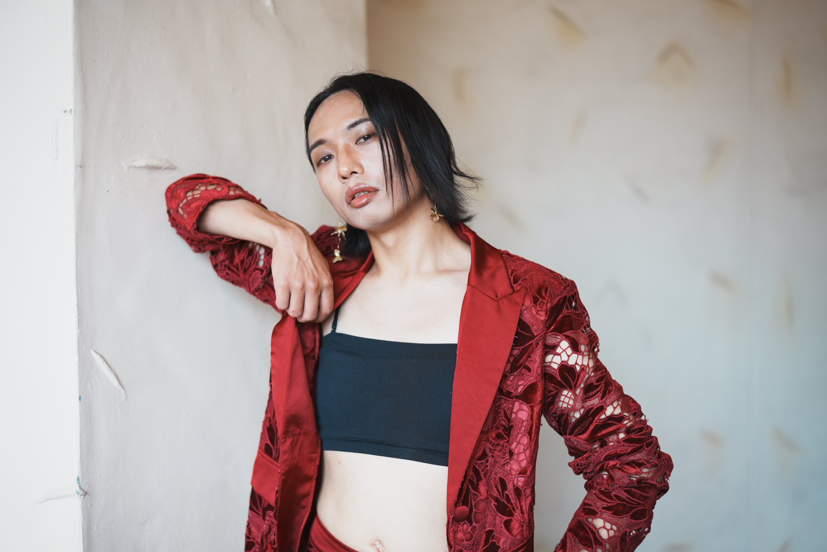 愛知県で活動するファッションモデル 菅野貴史のポートレート写真