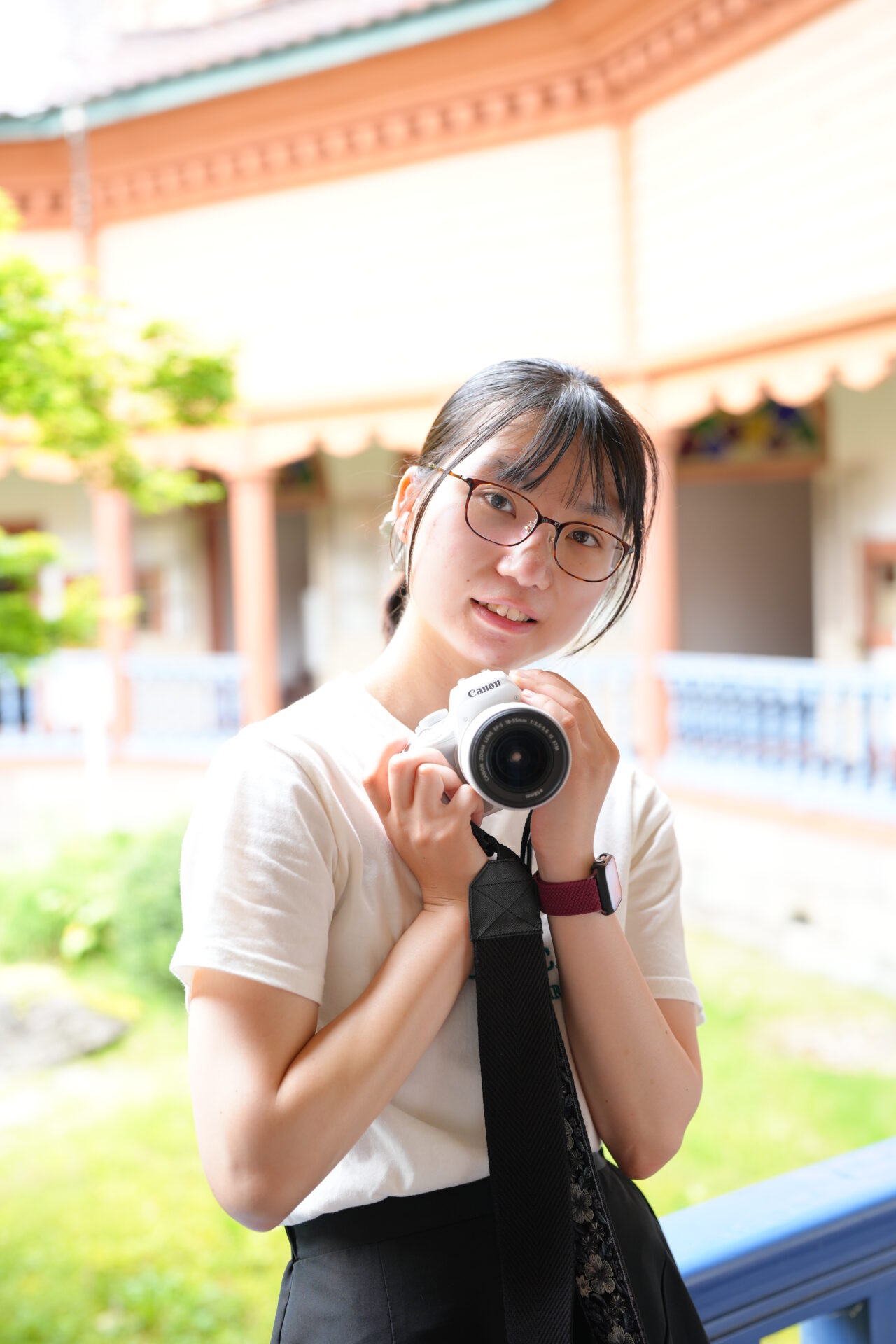 山形県で活動するモデル さりなのポートレート写真