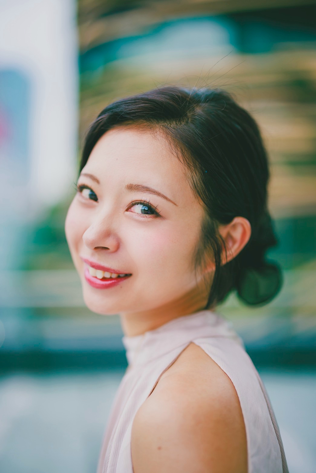 東京都八王子市で活動するフリーモデル 瑠璃子のポートレート写真
